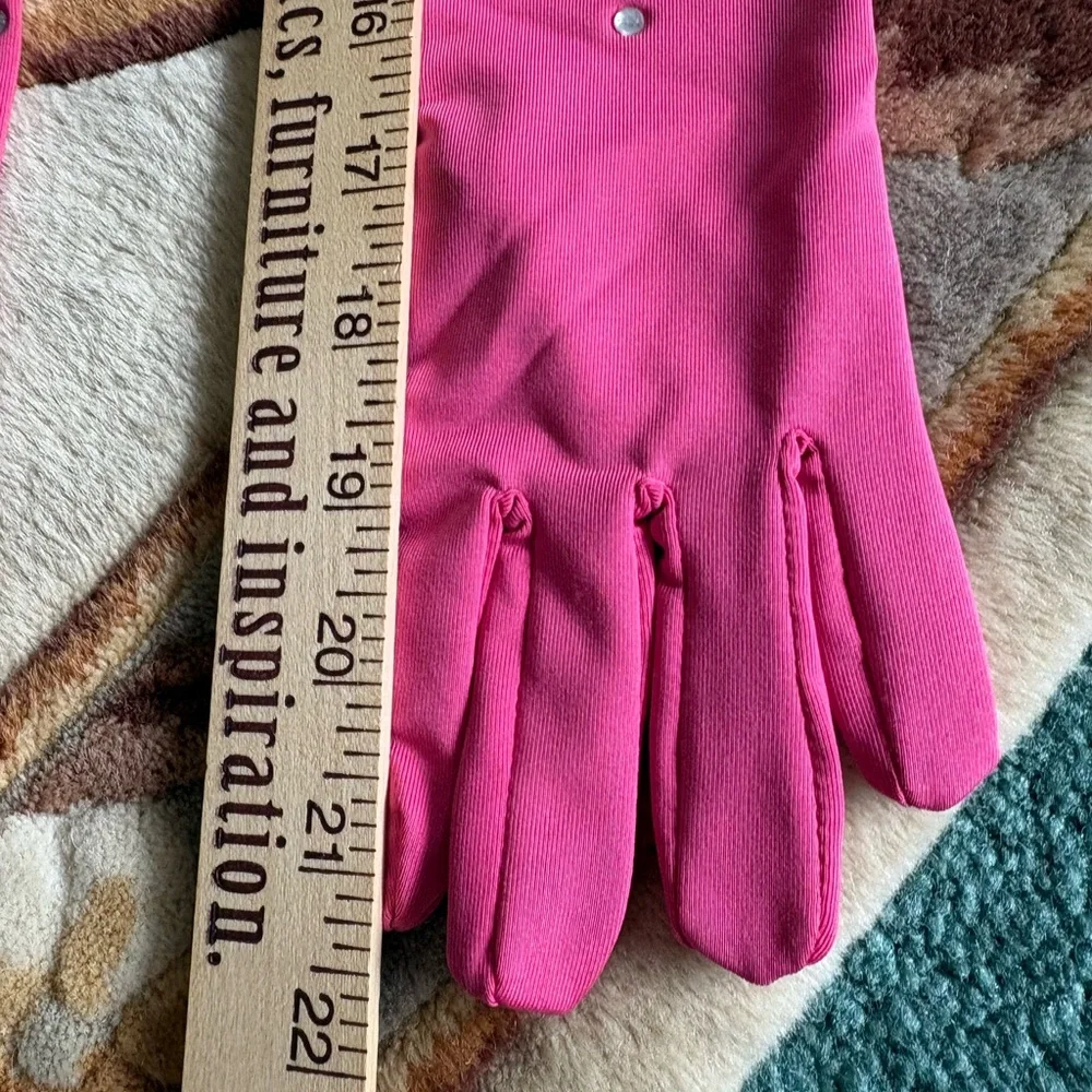 Victoria’s Secret  Hot Pink Embellished Long Women's Gloves - Picture 5 of 5